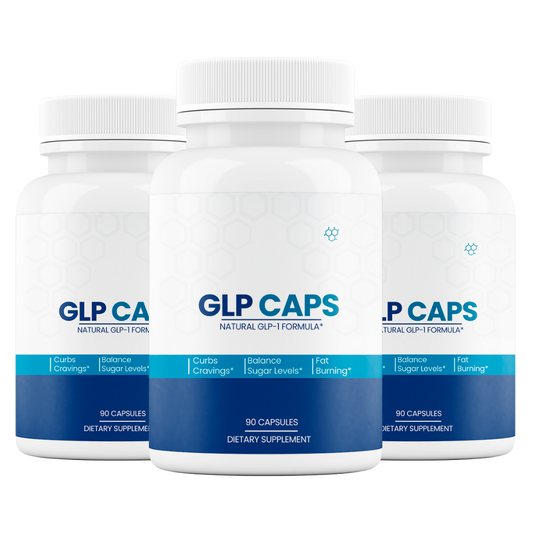3 BOTTLES GLP CAPS